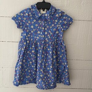 Vintage Laura Ashley Mother and Child cotton short sleeve dress Toddler size 3